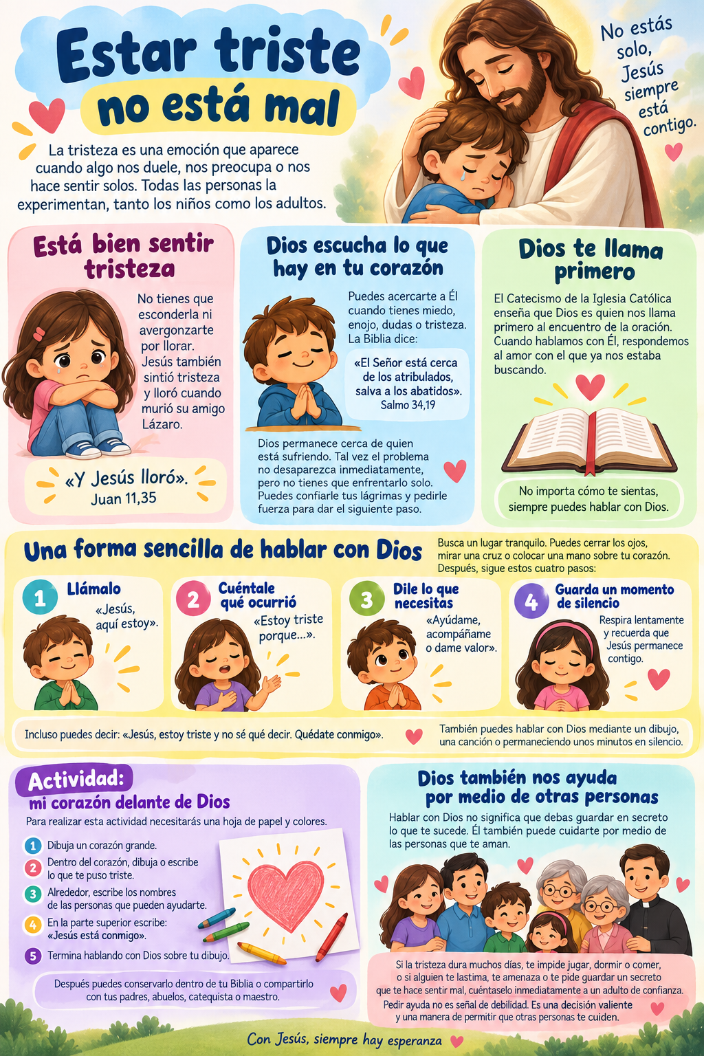 Cómo hablar con Dios cuando estoy triste